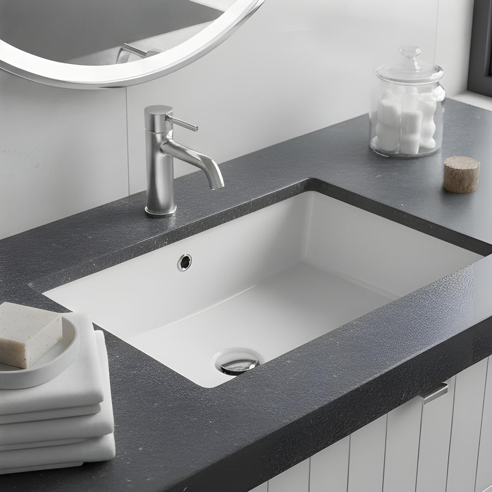 TURNER HASTINGS STANDARD AGRES UNDER COUNTER BASIN GLOSS WHITE 543MM