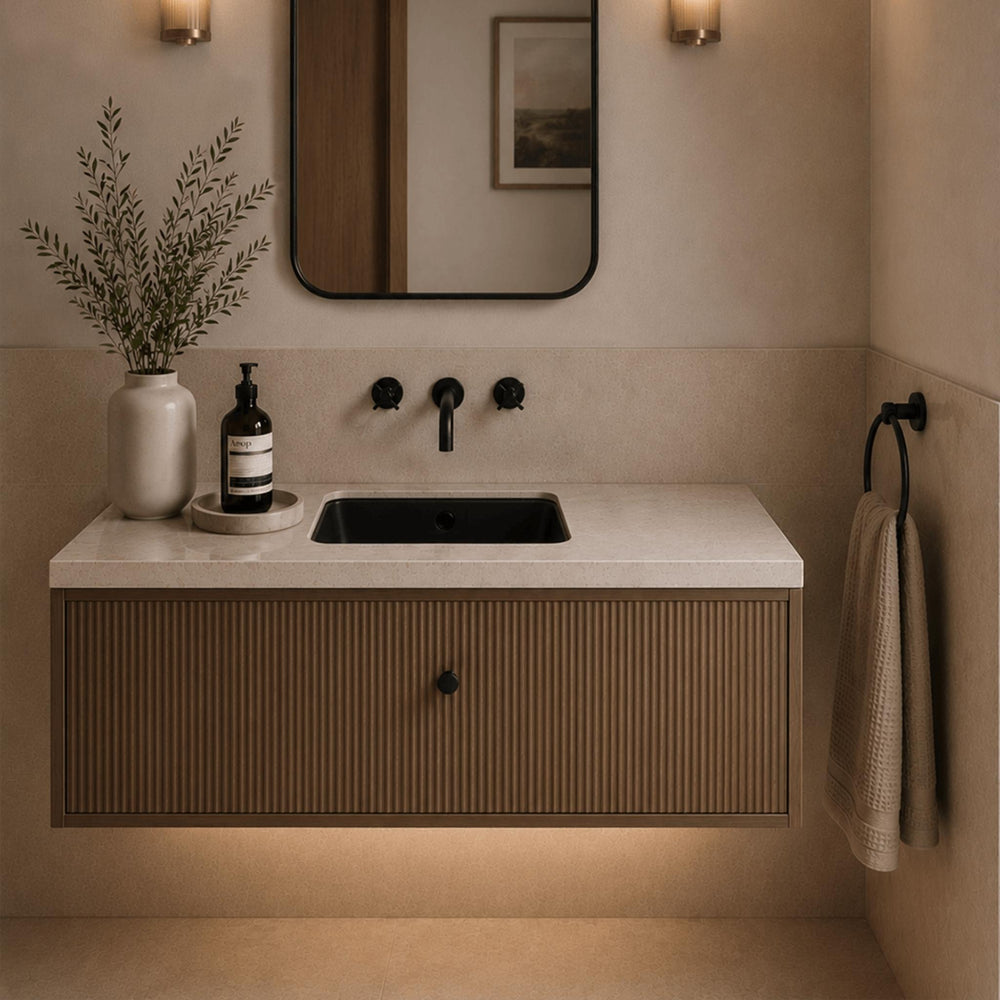 TURNER HASTINGS MINI AGRES UNDER COUNTER BASIN MATTE BLACK 440MM
