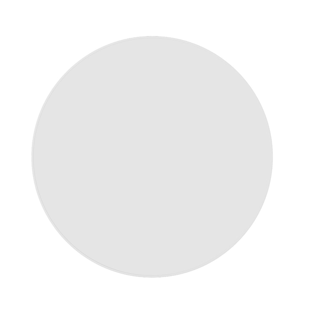 THERMOGROUP ABLAZE ROUND WHITE FRAMED MIRROR 900MM
