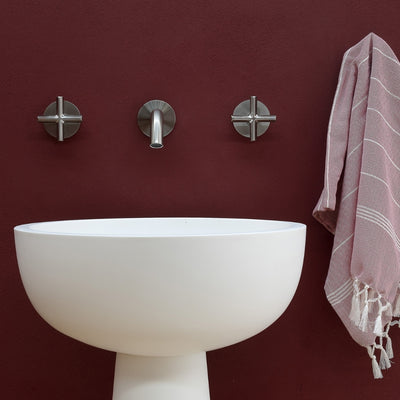 PHOENIX VIVID SLIMLINE LEAD FREE PLUS WALL TOP ASSEMBLIES BRUSHED NICKEL