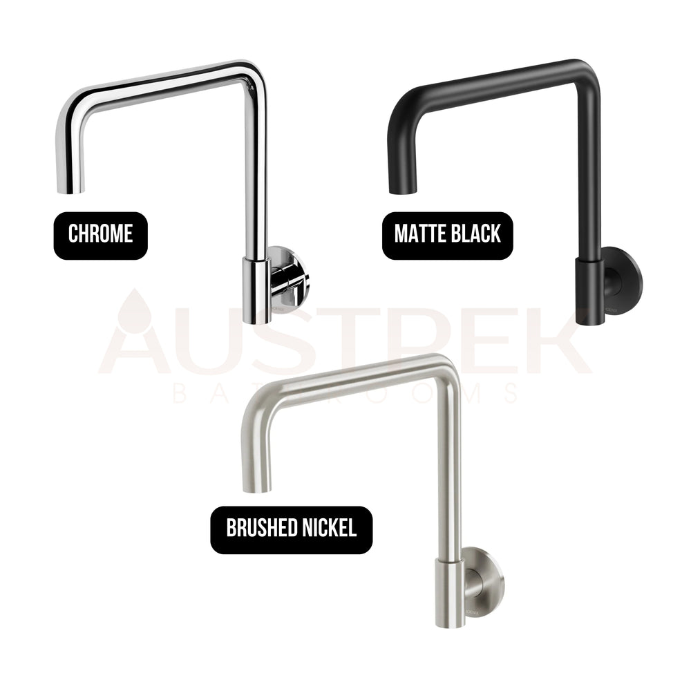 PHOENIX VIVID SLIMLINE PLUS WALL SINK OUTLET 240MM CHROME