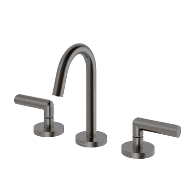 PHOENIX VIVID SLIMLINE LEAD FREE PLUS THREE-PIECE LEVER BASIN SET BRUSHED CARBON