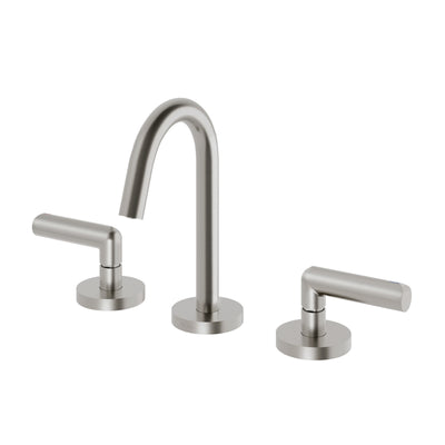 PHOENIX VIVID SLIMLINE LEAD FREE PLUS THREE-PIECE LEVER BASIN SET BRUSHED NICKEL