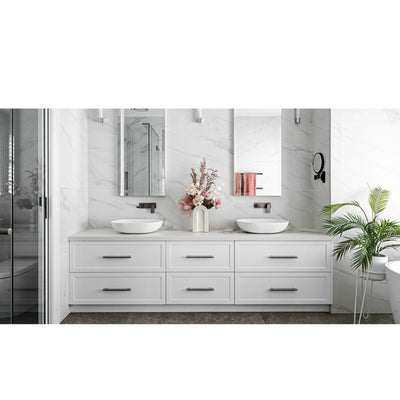 THERMOGROUP 1&5X MAGNIFICATION MIRROR MATTE BLACK 200MM