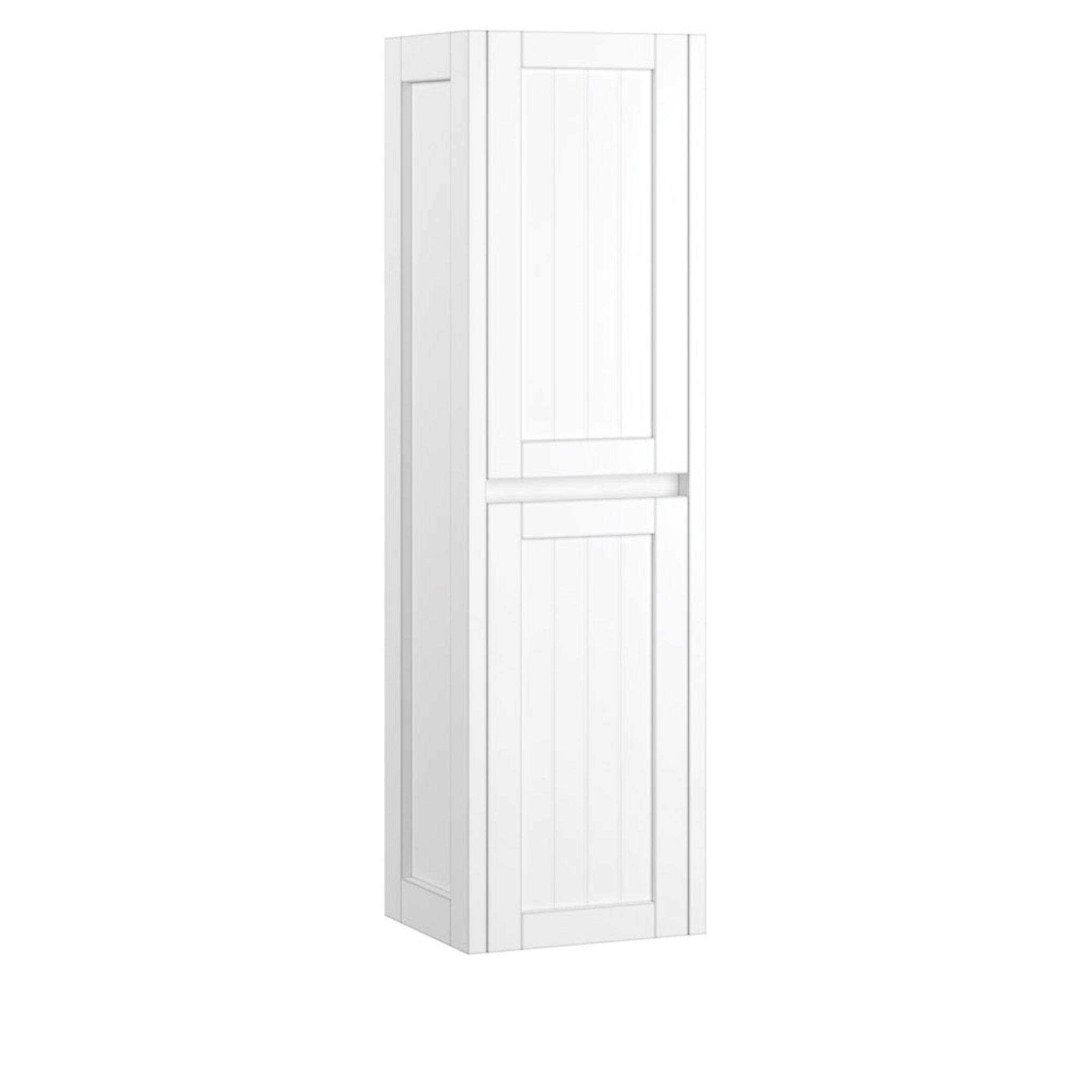 FIENZA HAMPTON TALL BOY SATIN WHITE 400X1400MM