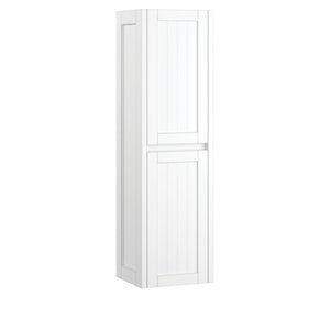 FIENZA HAMPTON TALL BOY SATIN WHITE 400X1400MM