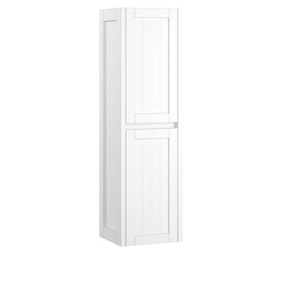 FIENZA HAMPTON TALL BOY SATIN WHITE 400X1400MM