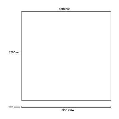 EVERSTONE AURORA INVISIBLE GREY NATURAL 1200X1200MM SQUARE TILE (PER BOX)