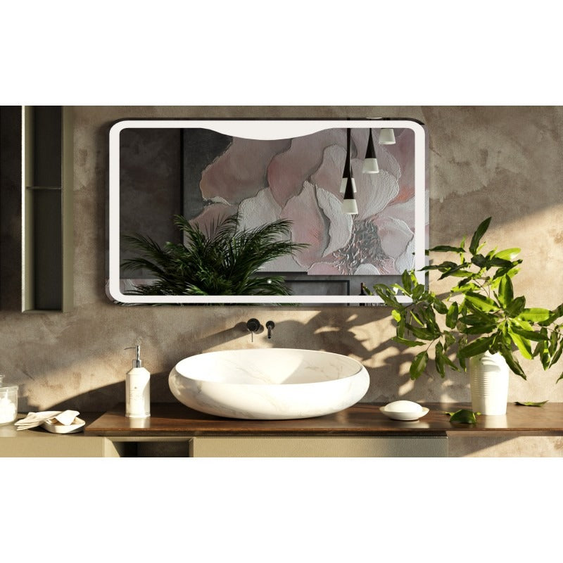 BEL BAGNO BATH FRAMELESS LED MIRROR 1200X700MM