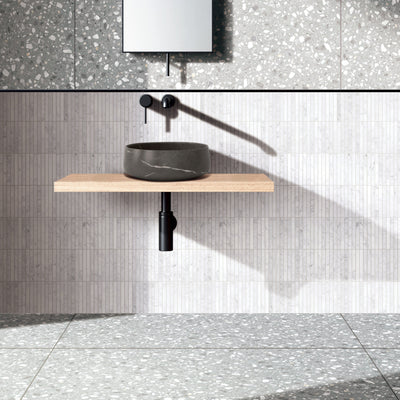 EVERSTONE AGGLO RIALTO MATTE 600X300MM RECTANGULAR TILE (PER BOX)