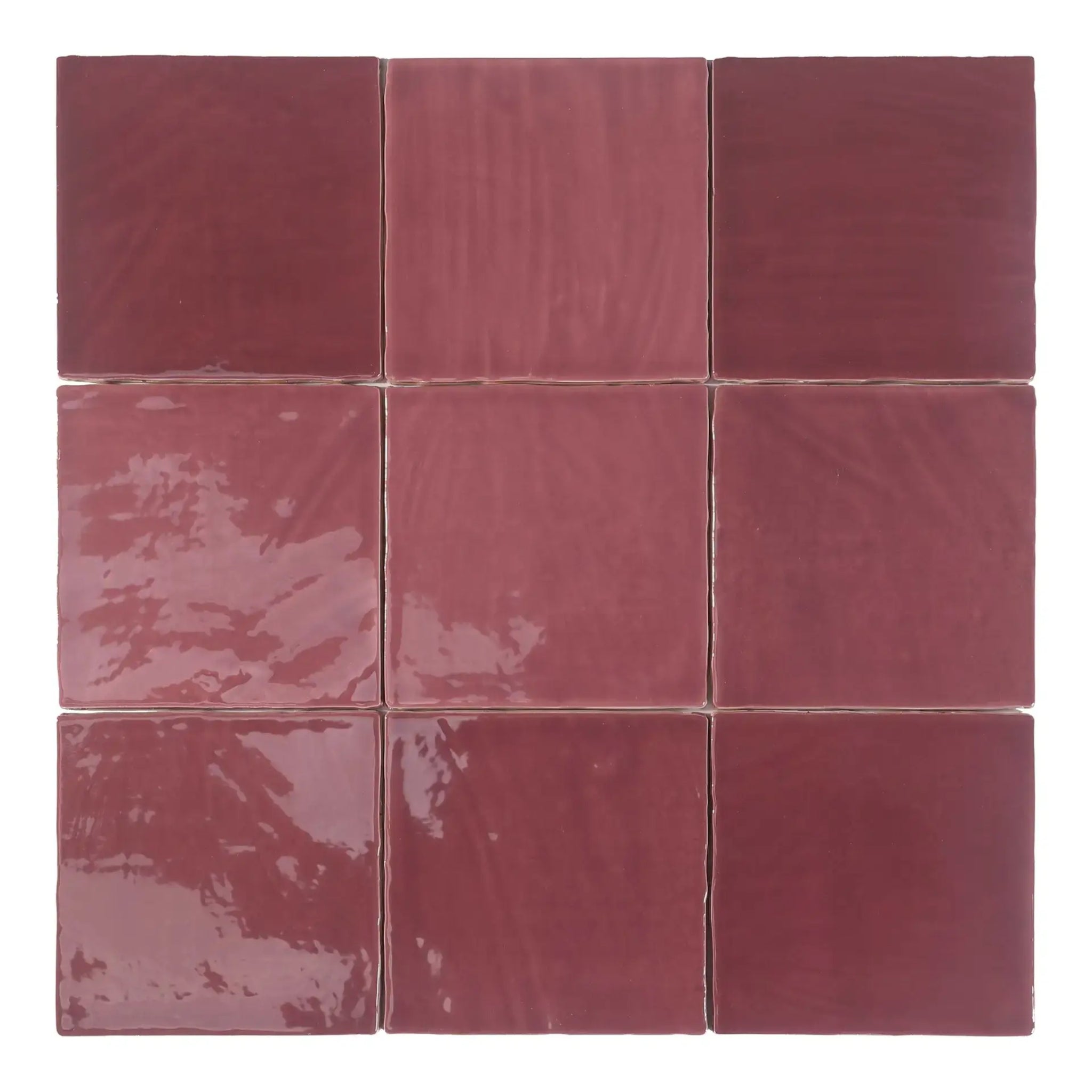 ELITE IMPORTERS TABARCA GRANATE GLOSS SAMPLE TILE (PER BOX)