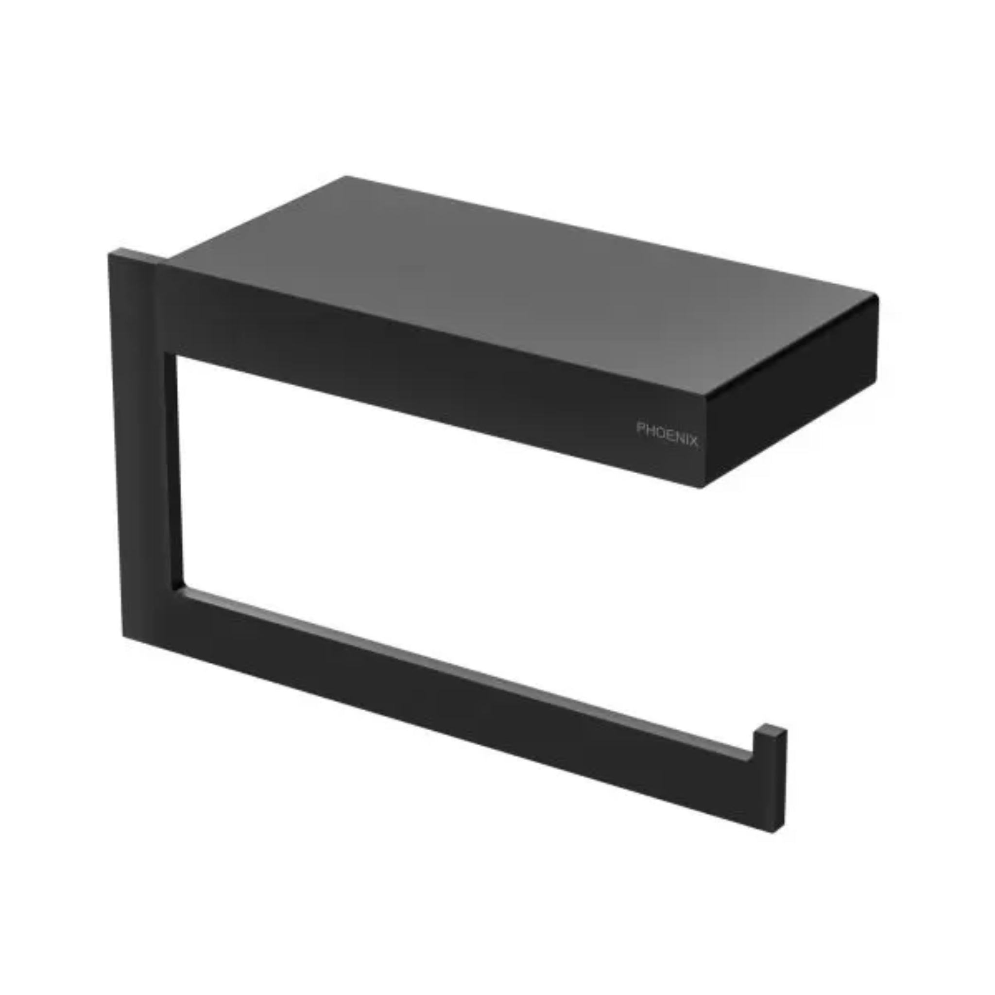 PHOENIX LEXI MKII TOILET ROLL HOLDER 185MM MATTE BLACK