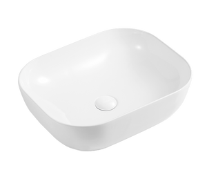 GARETH ASHTON POCO ABOVE COUNTER BASIN WHITE 490MM