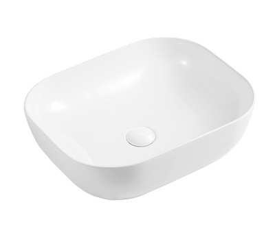 GARETH ASHTON POCO ABOVE COUNTER BASIN WHITE 490MM