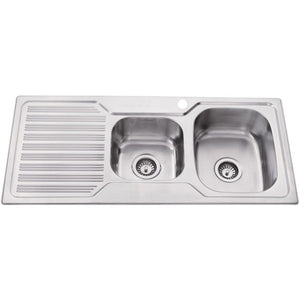 IKON EDEN 1.75 BOWL SINGLE DRAINER RHB SINK STAINLESS STEEL 1080MM