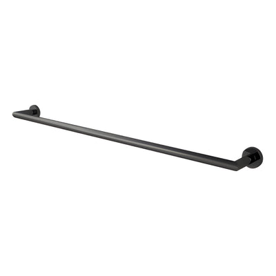 MODERN NATIONAL EVA SINGLE TOWEL RAIL MATTE BLACK (AVAILAABLE IN 600MM AND 750MM)
