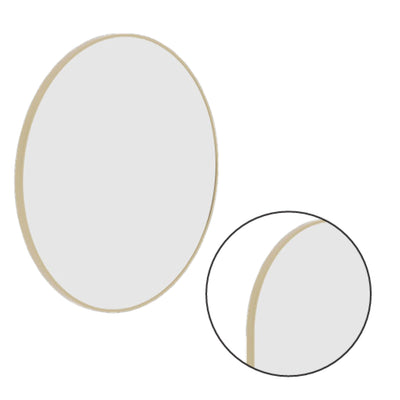 THERMOGROUP ABLAZE ROUND GOLD FRAMED MIRROR INCLUDING DEMISTER 600MM