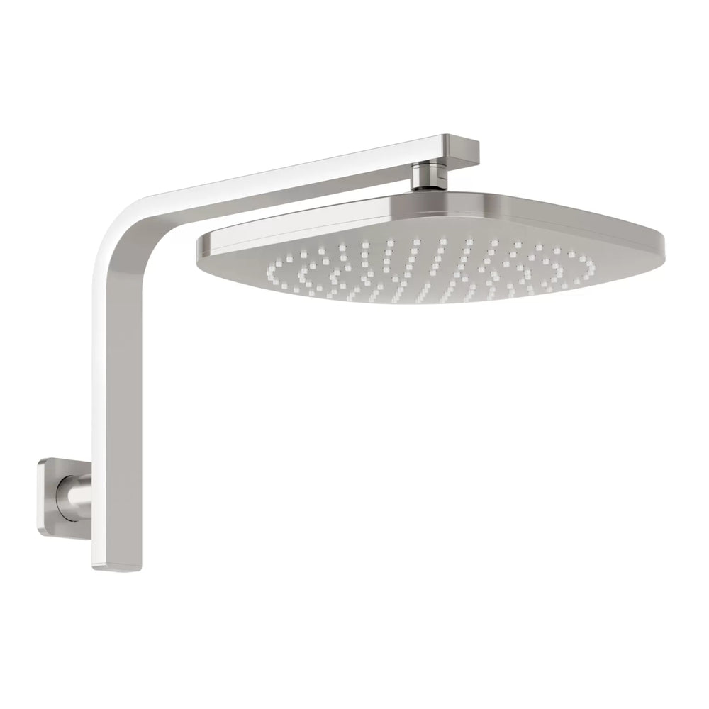 PHOENIX NUAGE HIGH-RISE SHOWER ARM AND ROSE BRUSHED NICKEL