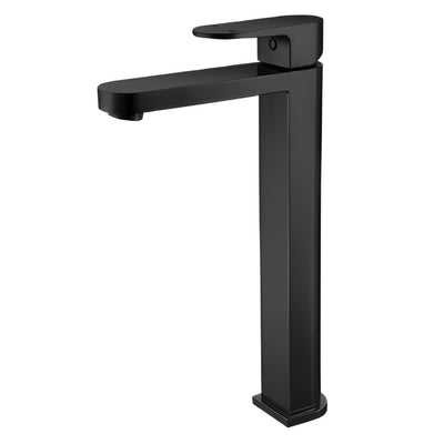 MODERN NATIONAL EVA MINI HIGH RISE TALL BASIN MIXER 306MM MATTE BLACK