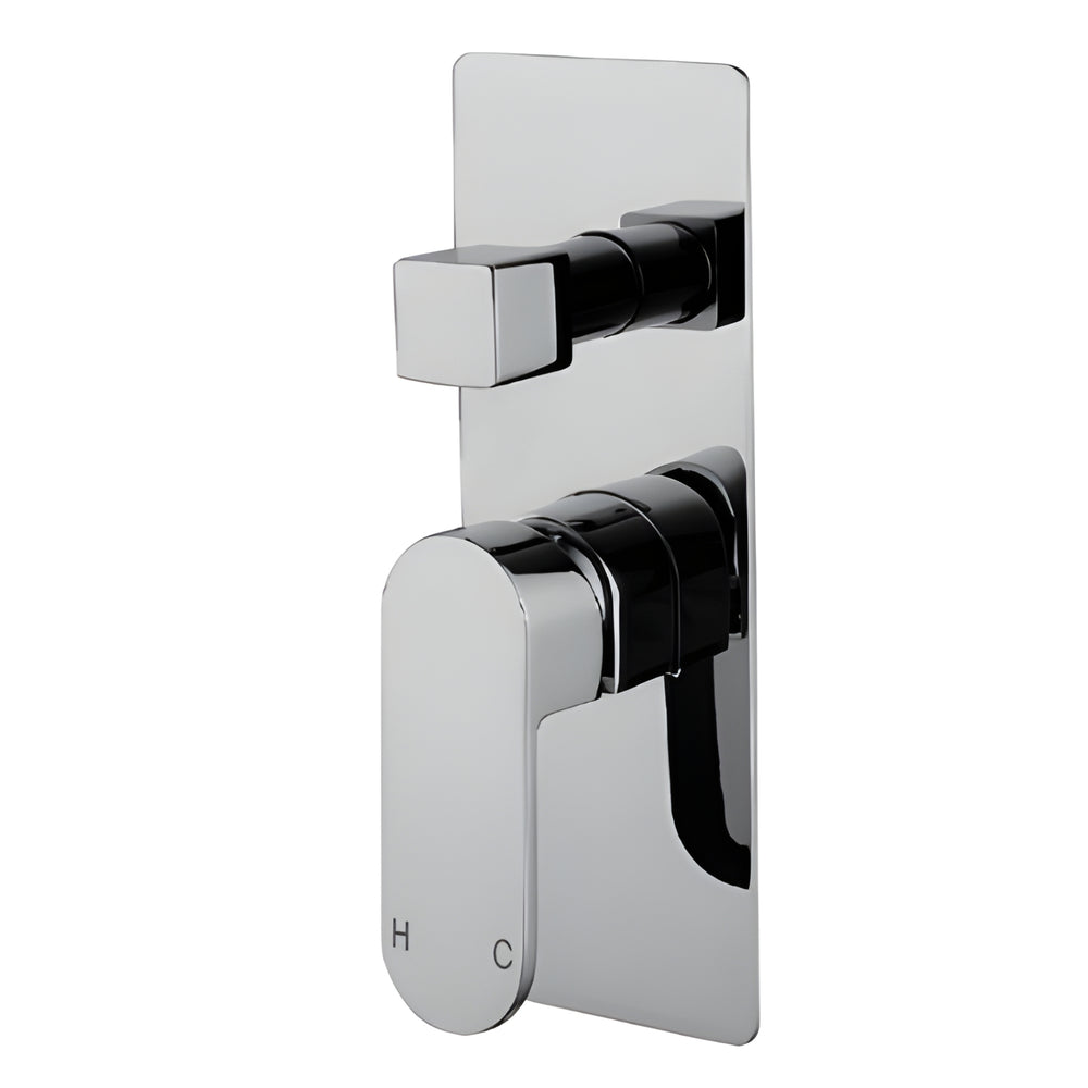 MODERN NATIONAL EVA MINI SHOWER DIVERTER MIXER 200MM CHROME