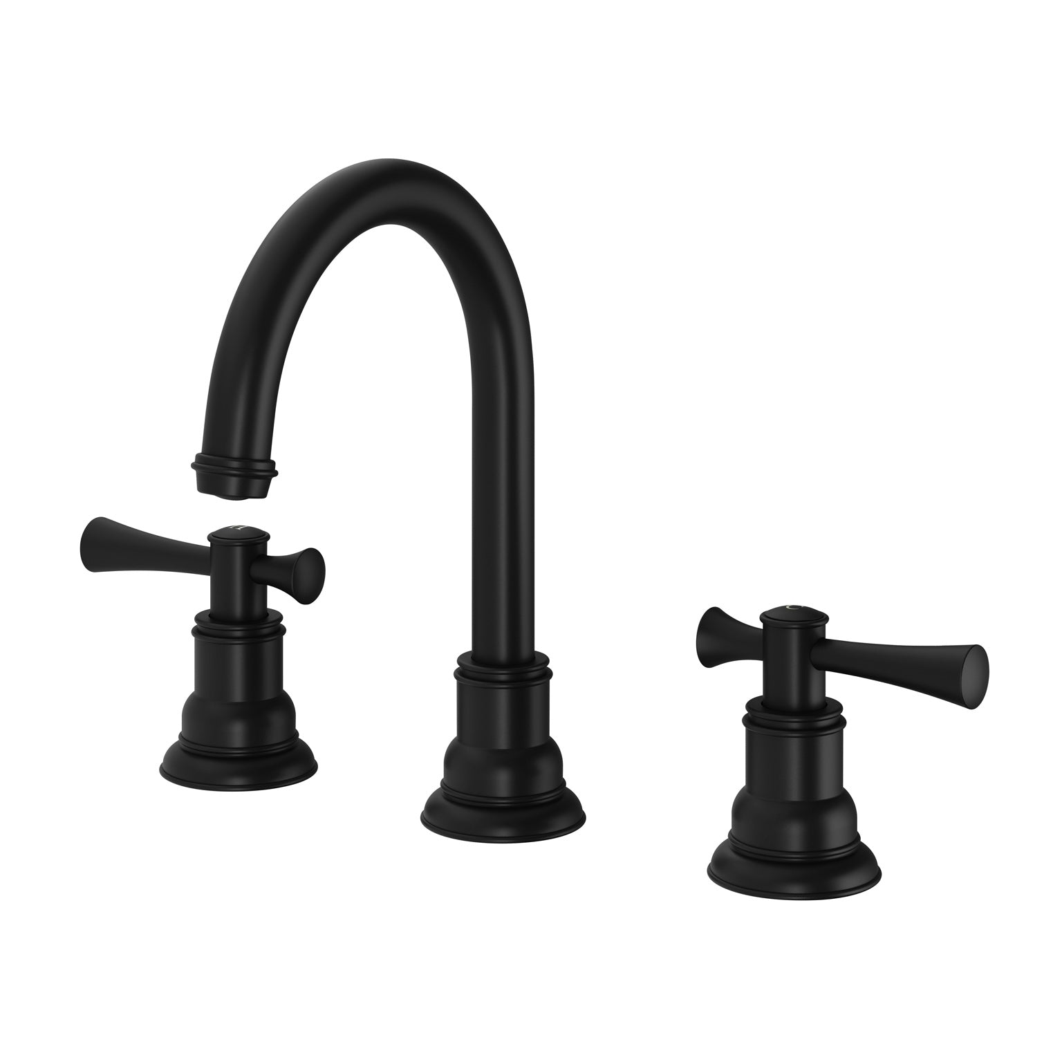 PHOENIX CROMFORD LEAD FREE BASIN SET 205MM MATTE BLACK