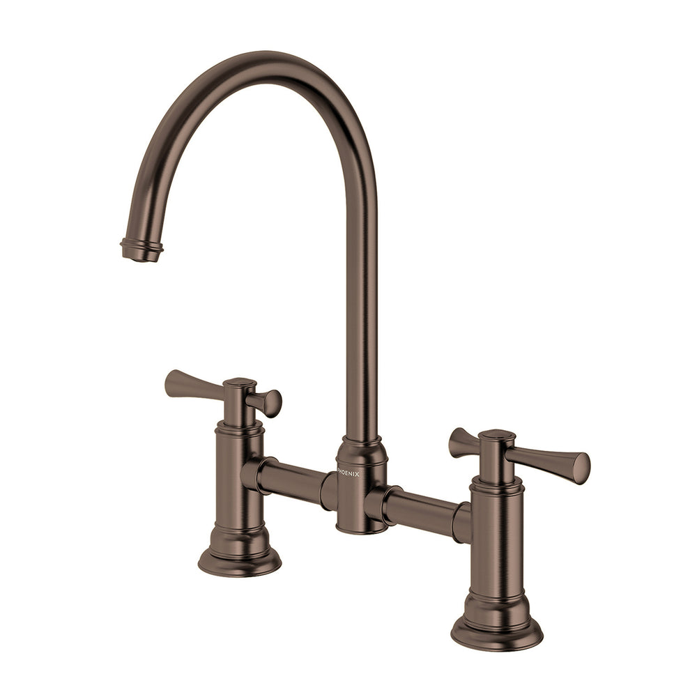 PHOENIX CROMFORD EXPOSED SINK SET 325MM BRUSHED BRONZE