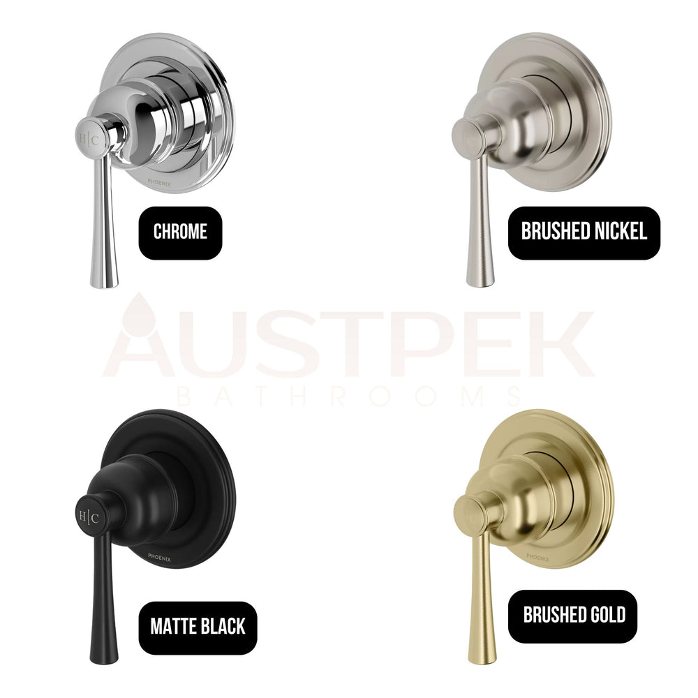 PHOENIX CROMFORD SWITCHMIX LEAD FREE SHOWER AND WALL MIXER BRUSHED GOLD