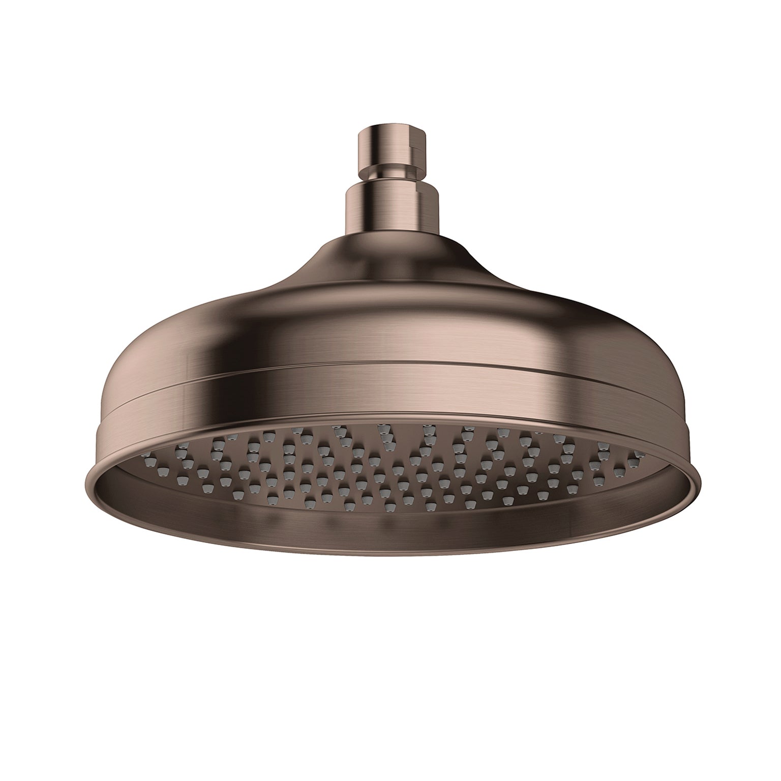 PHOENIX CROMFORD SHOWER ROSE 210MM BRUSHED BRONZE