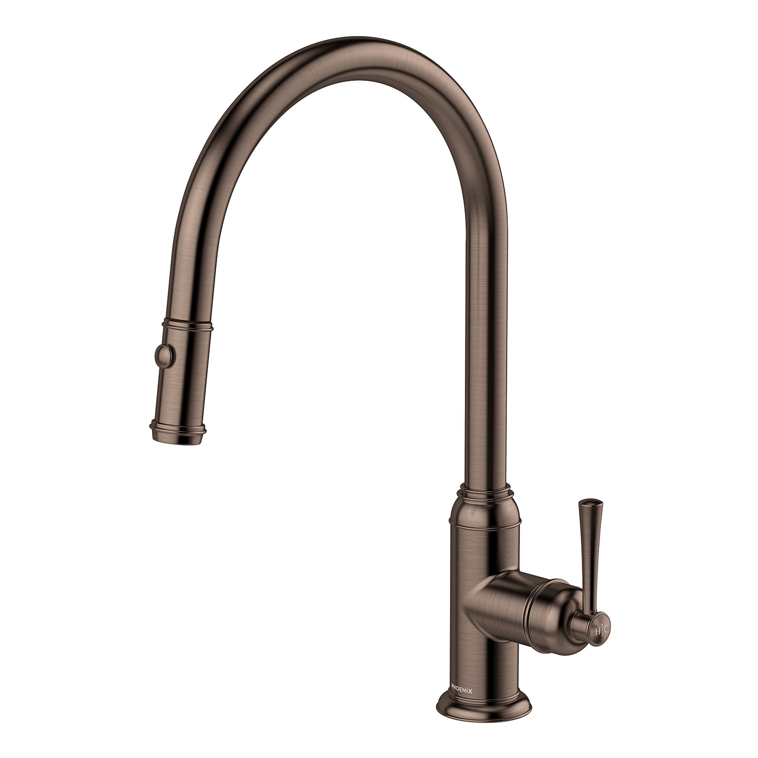 PHOENIX CROMFORD PULL OUT SINK MIXER BRUSHED BRONZE