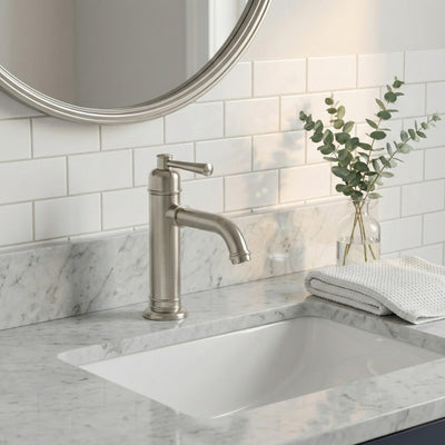 PHOENIX CROMFORD LEAD FREE BASIN MIXER 174MM BRUSHED NICKEL