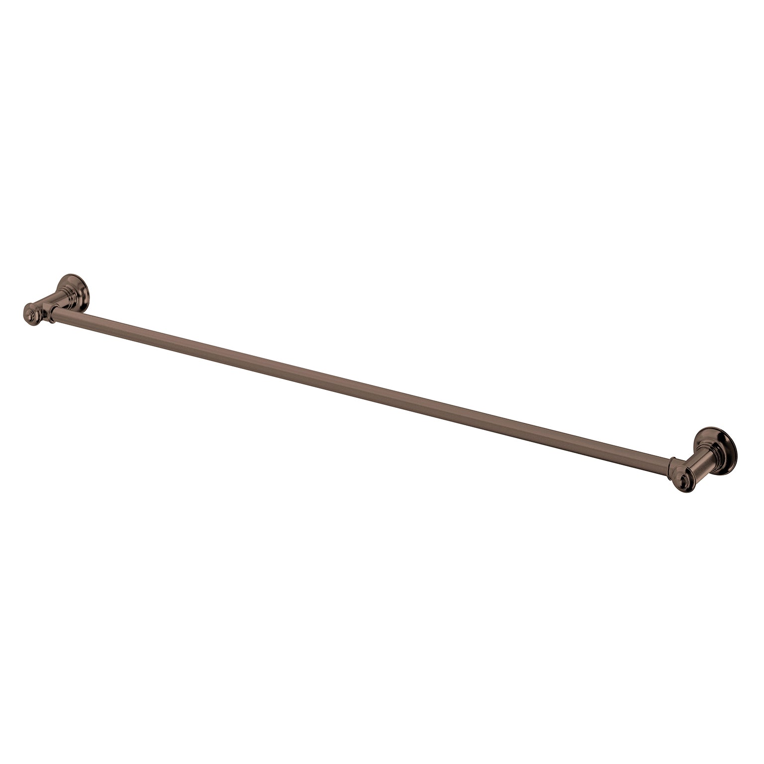 PHOENIX CROMFORD SINGLE TOWEL RAIL 800MM BRUSHED BRONZE