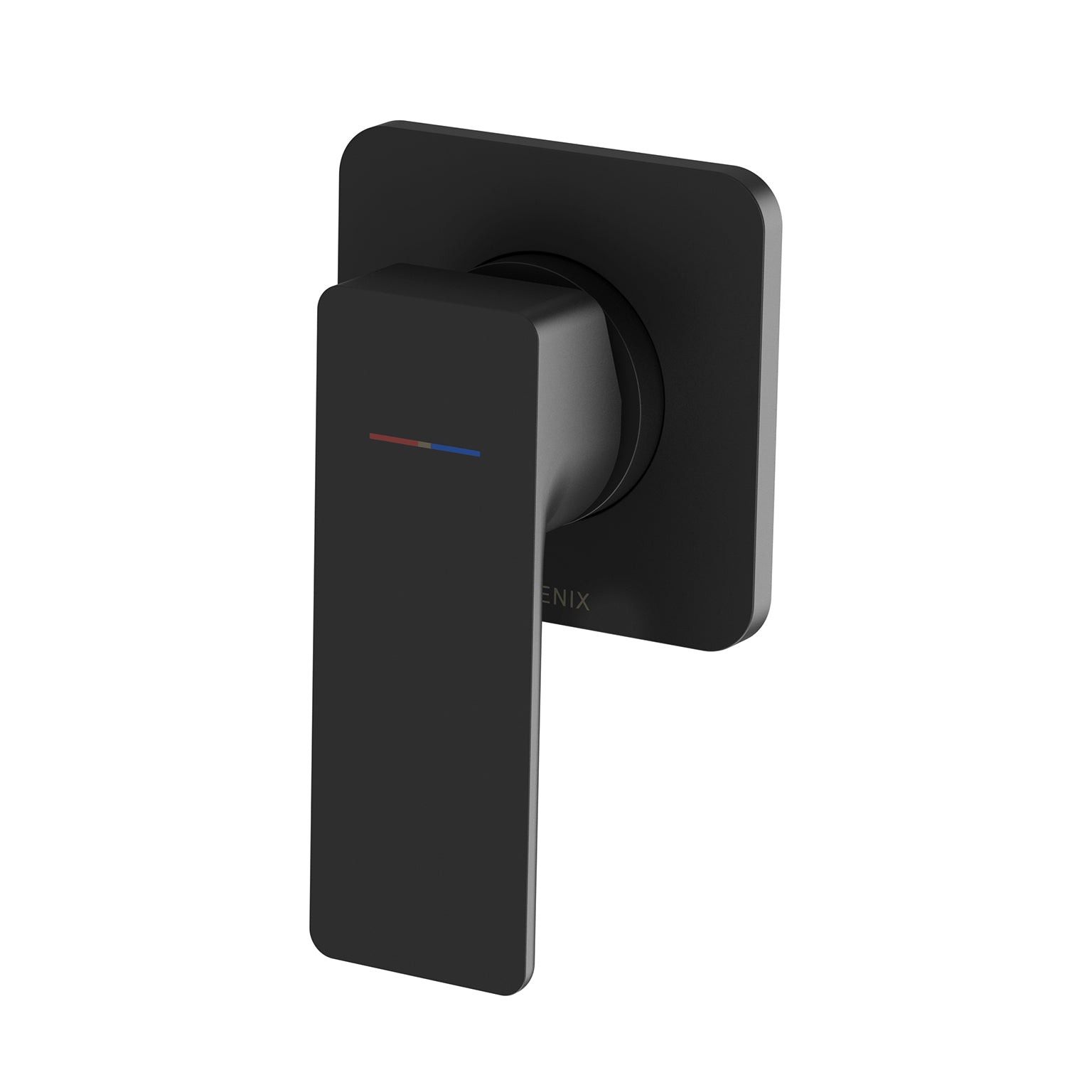 PHOENIX GLOSS MKII SWITCHMIX SHOWER / WALL MIXER FIT-OFF AND ROUGH-IN KIT MATTE BLACK