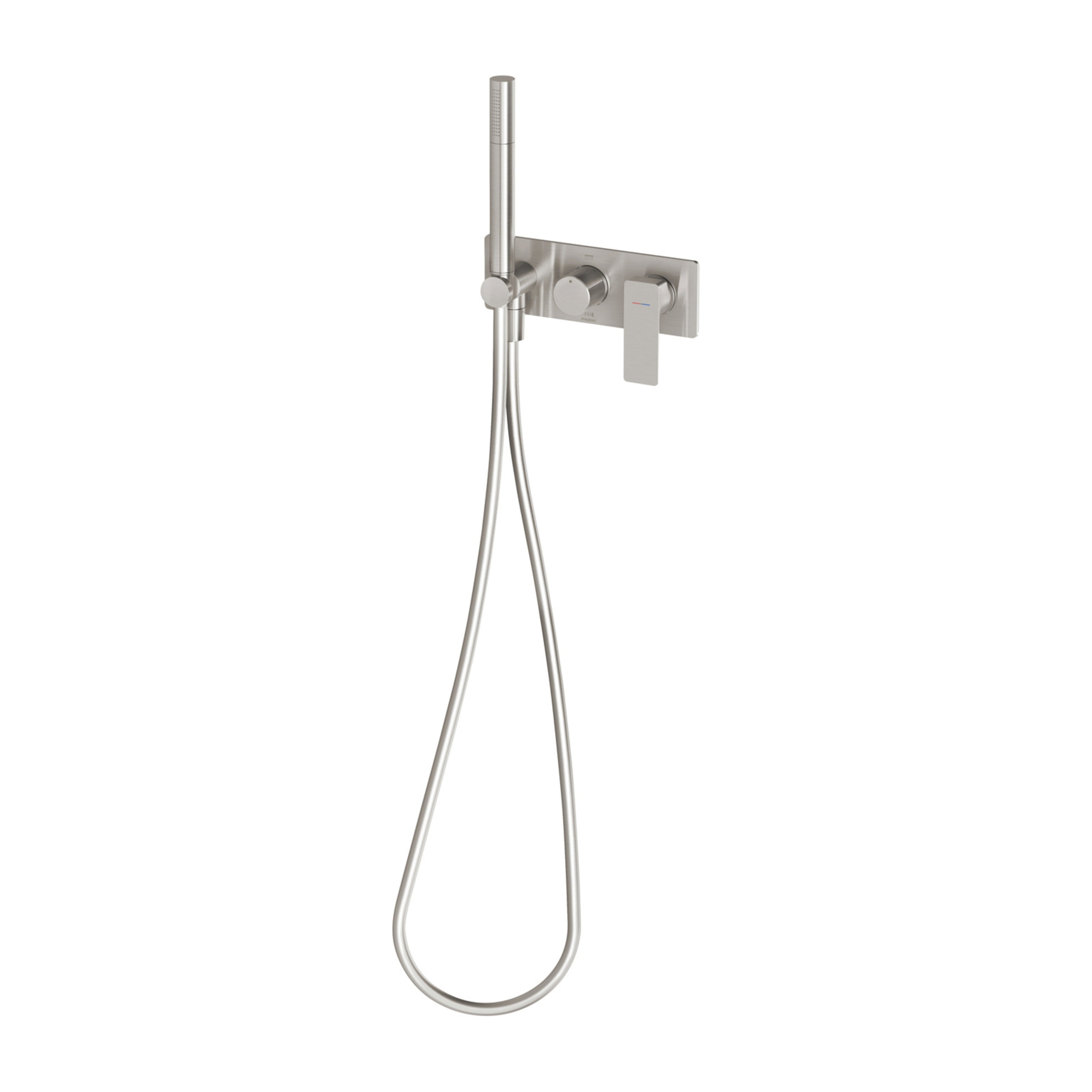 PHOENIX GLOSS MKII WALL SHOWER SYSTEM BRUSHED NICKEL