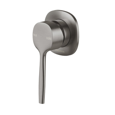 PHOENIX VASK SWITCHMIX LEAD FREE SHOWER / WALL MIXER COMPLETE KIT BRUSHED CARBON