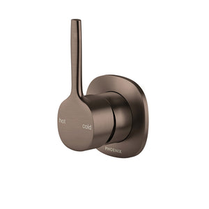 PHOENIX VASK SWITCHMIX SHOWER / WALL MIXER PIN UP BRUSHED BRONZE