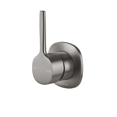 PHOENIX VASK SWITCHMIX LEAD FREE SHOWER / WALL MIXER COMPLETE KIT BRUSHED CARBON