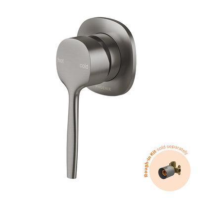 PHOENIX VASK LEAD FREE SWITCHMIX SHOWER / WALL MIXER FIT OFF KIT ONLY BRUSHED CARBON