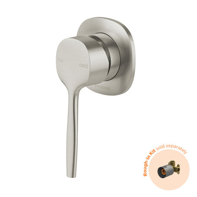 PHOENIX VASK LEAD FREE SWITCHMIX SHOWER / WALL MIXER FIT OFF KIT ONLY BRUSHED CARBON