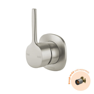PHOENIX VASK LEAD FREE SWITCHMIX SHOWER / WALL MIXER PIN UP FIT OFF KIT ONLY BRUSHED NICKEL