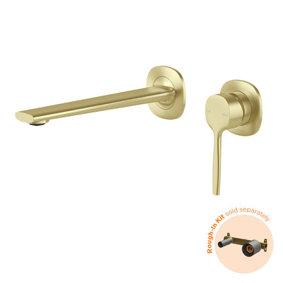 PHOENIX VASK LEAD FREE SWITCHMIX WALL BASIN / BATH MIXER SET FIT OFF KIT ONLY BRUSHED GOLD