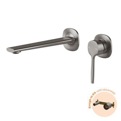 PHOENIX VASK LEAD FREE SWITCHMIX WALL BASIN / BATH MIXER SET FIT OFF KIT ONLY BRUSHED CARBON