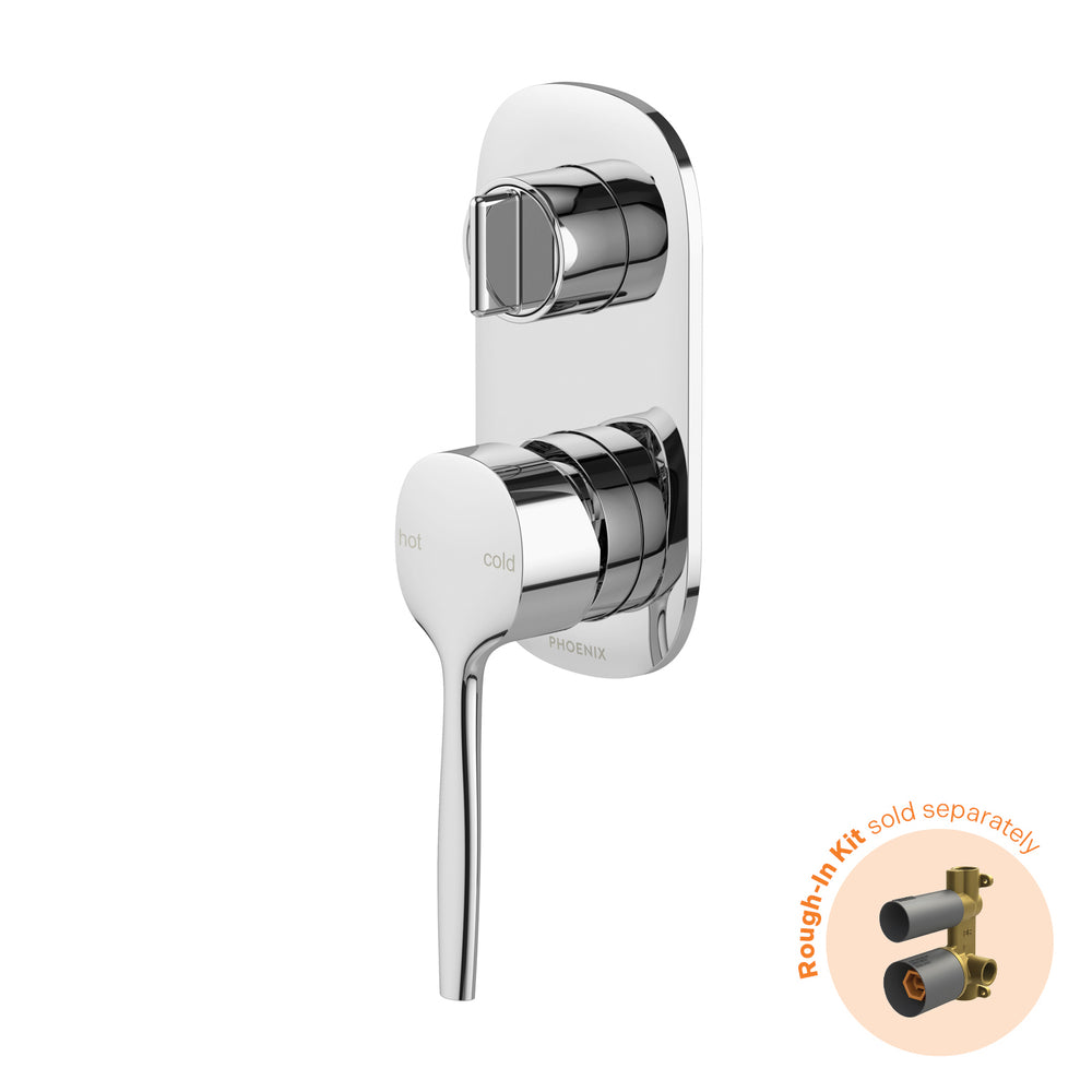 PHOENIX VASK SWITCHMIX SHOWER / BATH WITH DIVERTER MIXER FIT OFF KIT ONLY CHROME