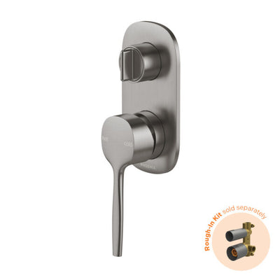 PHOENIX VASK LEAD FREE SWITCHMIX SHOWER / BATH WITH DIVERTER MIXER FIT OFF KIT ONLY BRUSHED CARBON
