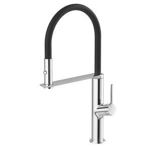 PHOENIX VASK LEAD FREE SINK MIXER WITH FLEXIBLE HOSE 464MM CHROME