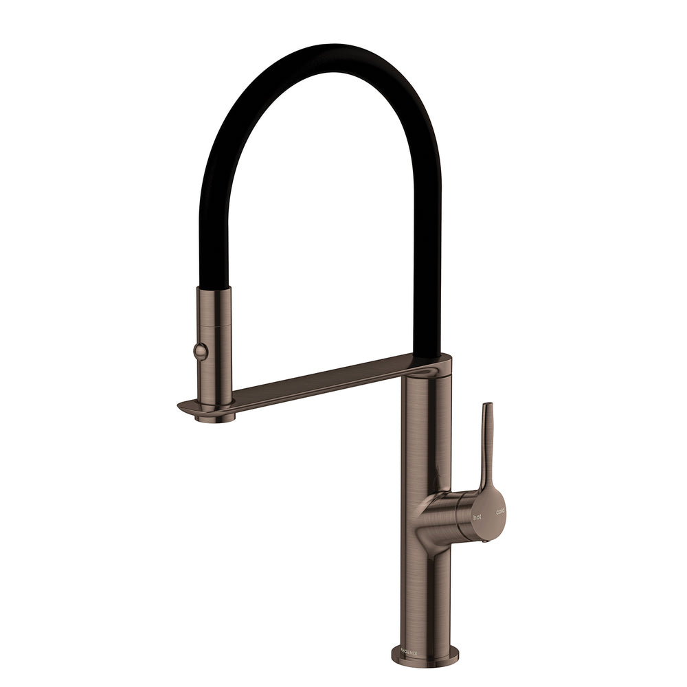 PHOENIX VASK FLEXIBLE SINK MIXER 464MM BRUSHED BRONZE