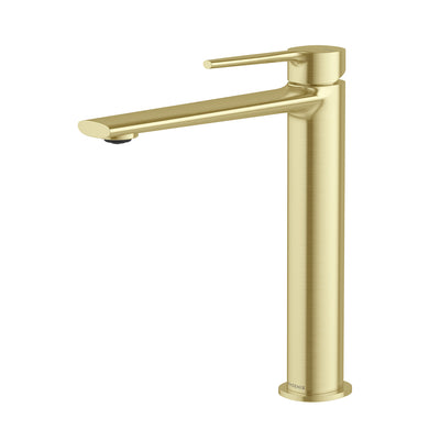 PHOENIX VASK LEAD FREE TALL VESSEL MIXER 247MM BRUSHED GOLD