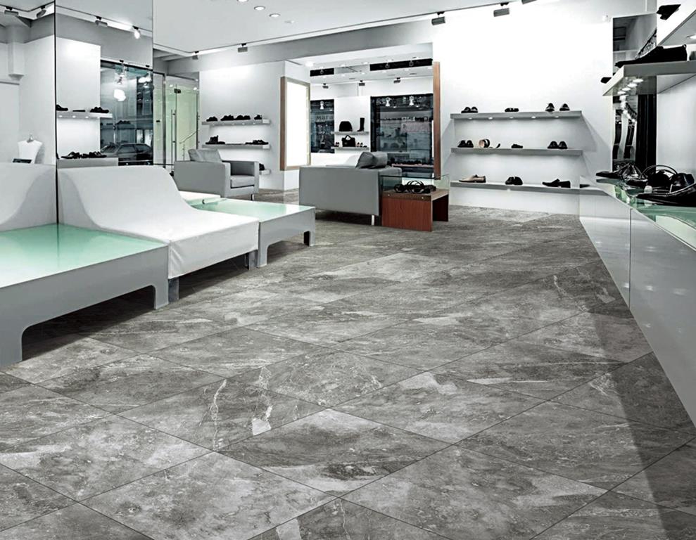 MUSES MISTERY DARK GREY MATTE 600X600MM SQUARE TILE (PER BOX)