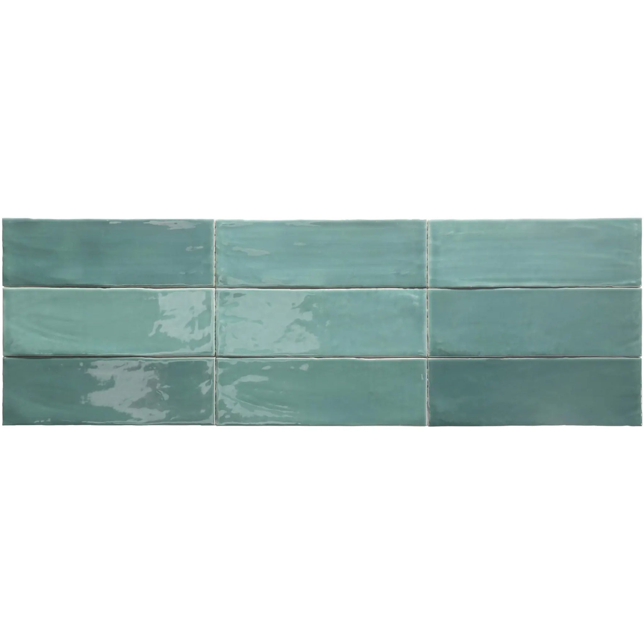ELITE IMPORTERS TABARCA TURQUESA GLOSS 75X230MM RECTANGLE TILE (PER BOX)