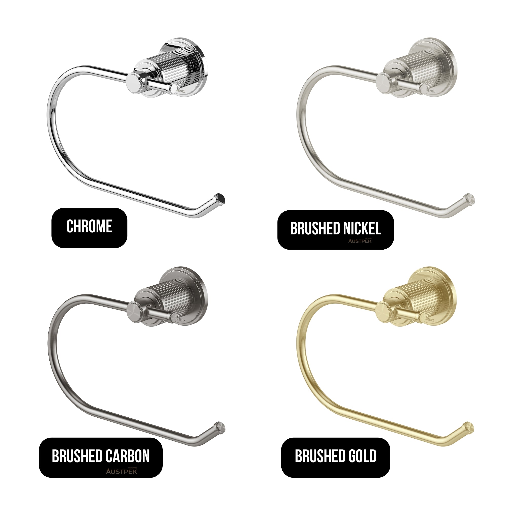 PHOENIX WILTERN TOILET ROLL HOLDER 188MM CHROME