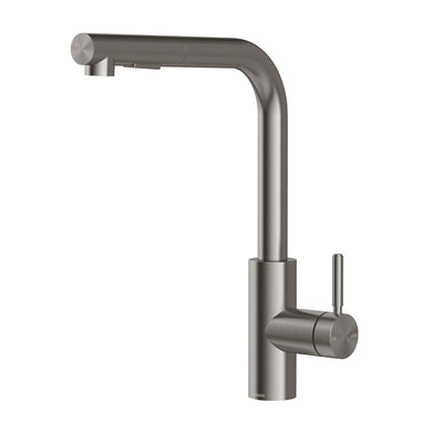 PHOENIX VIVID MKII LEAD FREE PULL OUT SINK MIXER 350MM BRUSHED CARBON